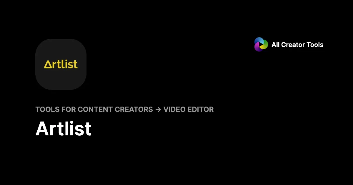 Artlist overview, pricing, and alternatives - ACT